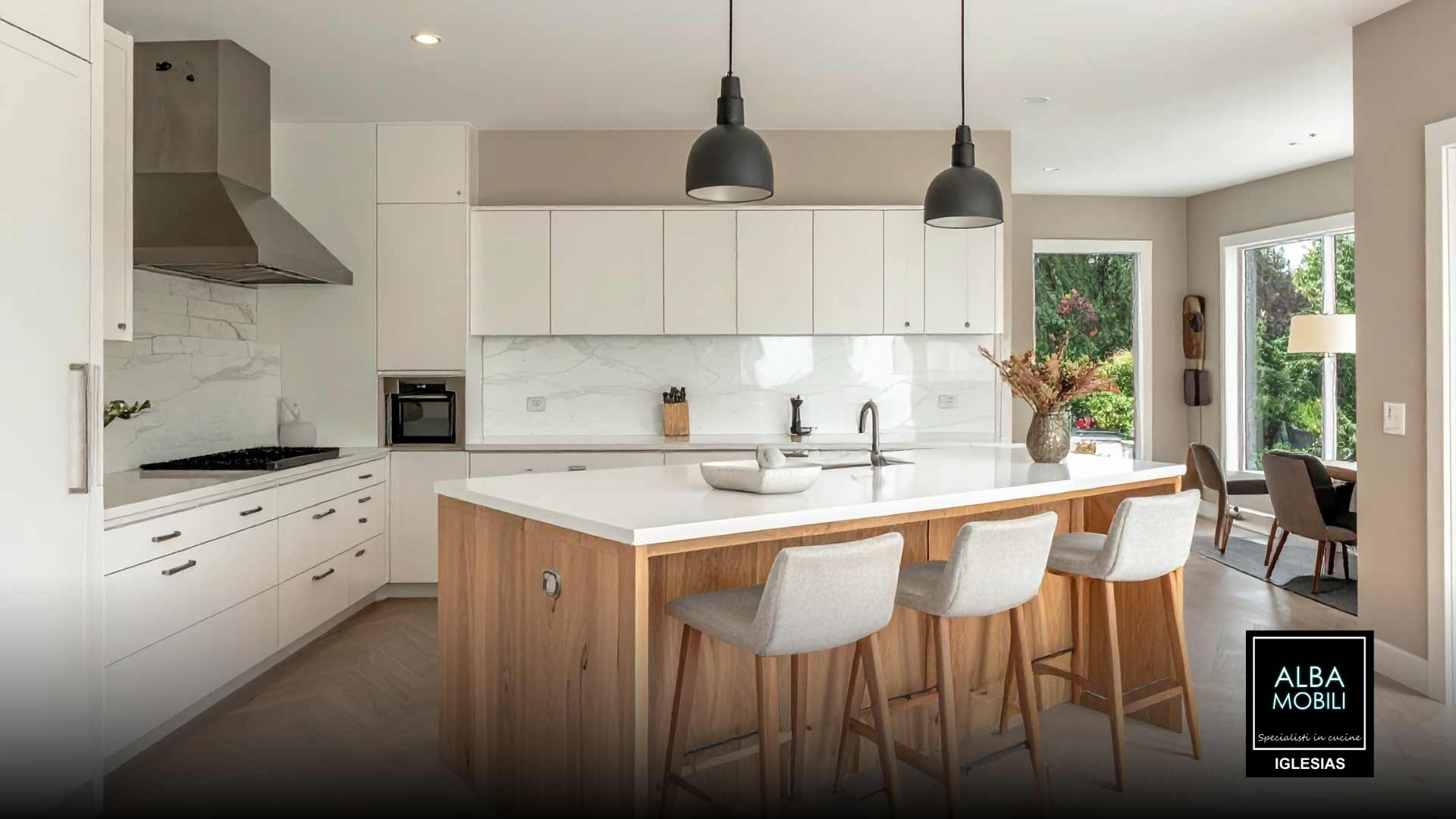 Cucine con isola o penisola: come scegliere