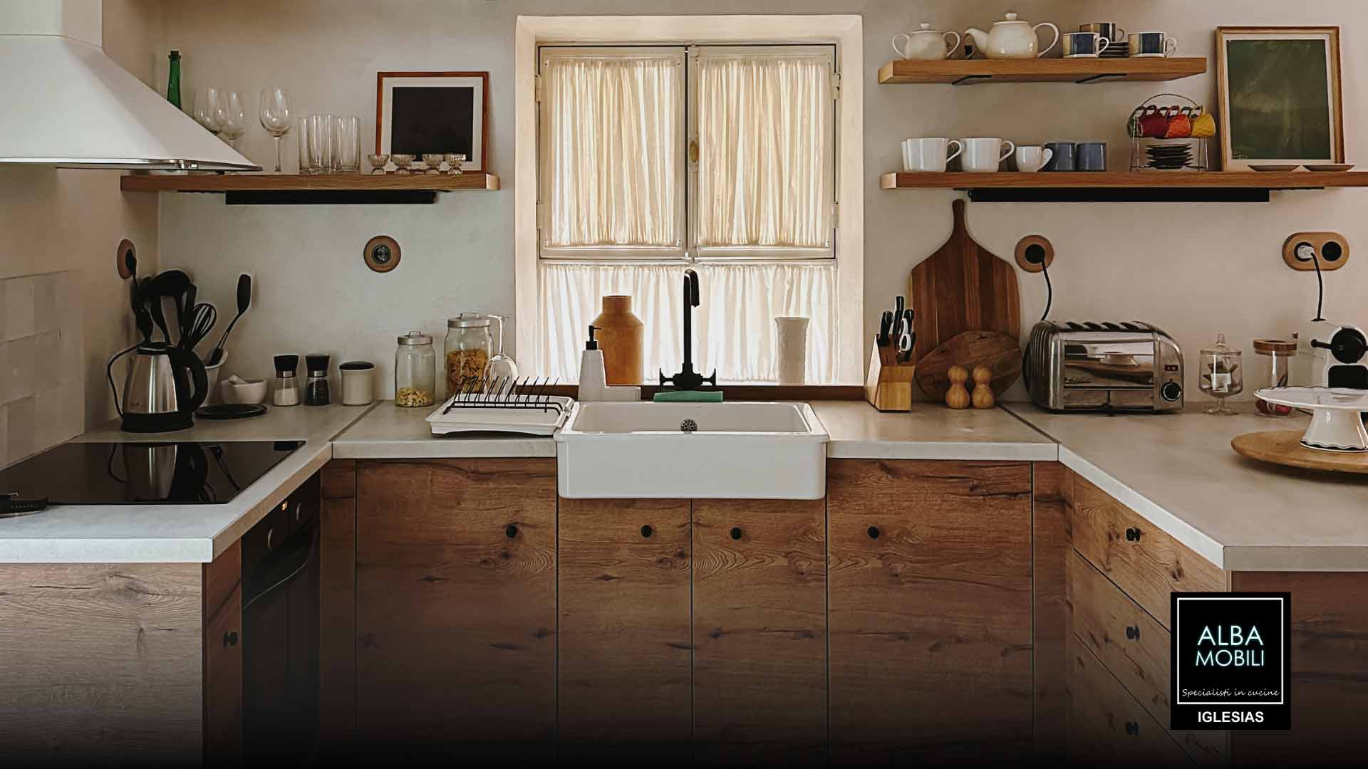 Cucine in legno: calore e naturalità